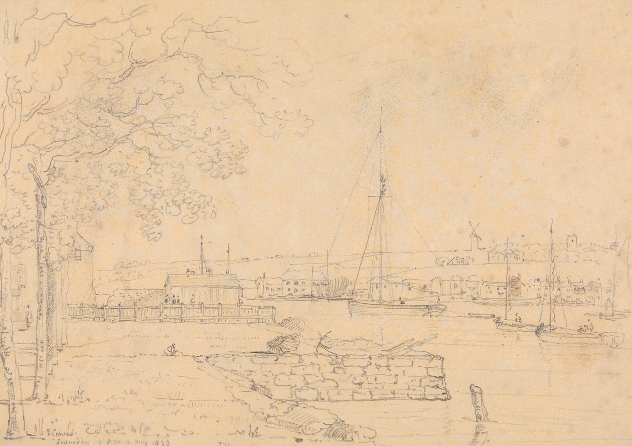 East Cowes, 19.00, 11 Mayıs 1833 by Capt. Thomas Hastings