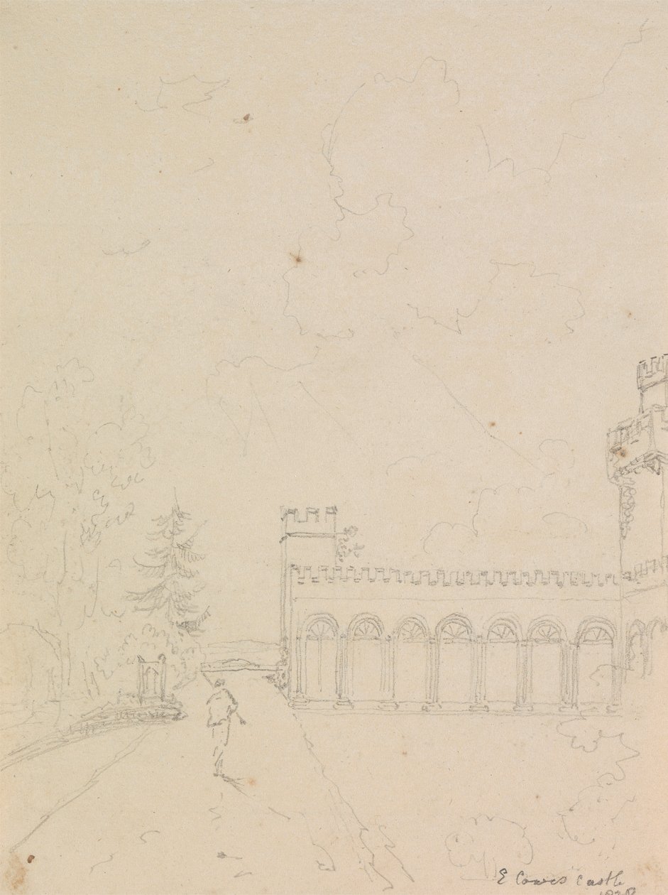 Doğu Cowes Kalesi by Capt. Thomas Hastings