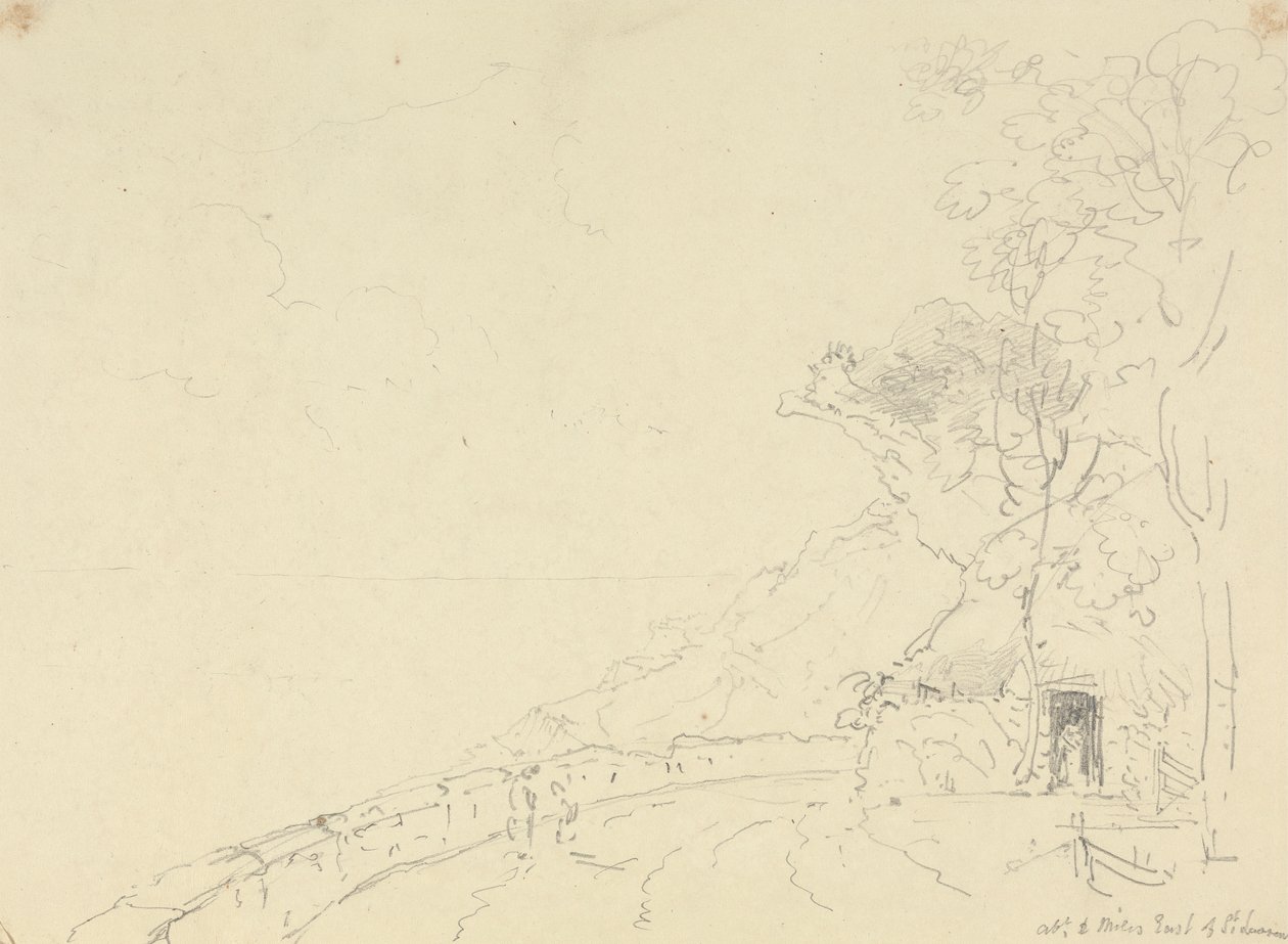 Saint Lawrence'ın Doğusu, Wight Adası by Capt. Thomas Hastings