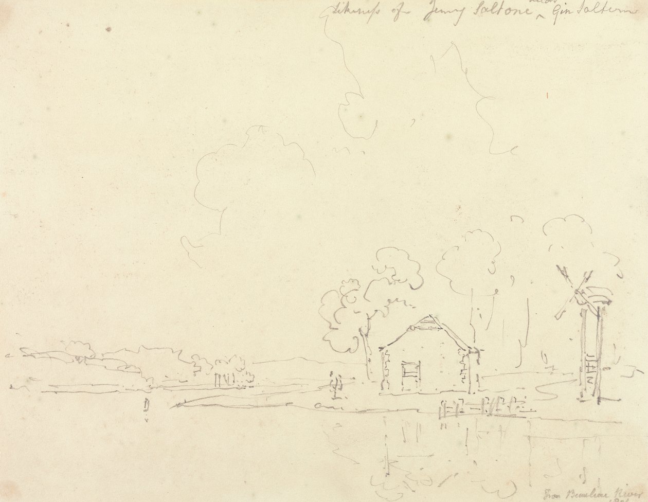 Beaulieu Nehri, Hampshire'dan by Capt. Thomas Hastings