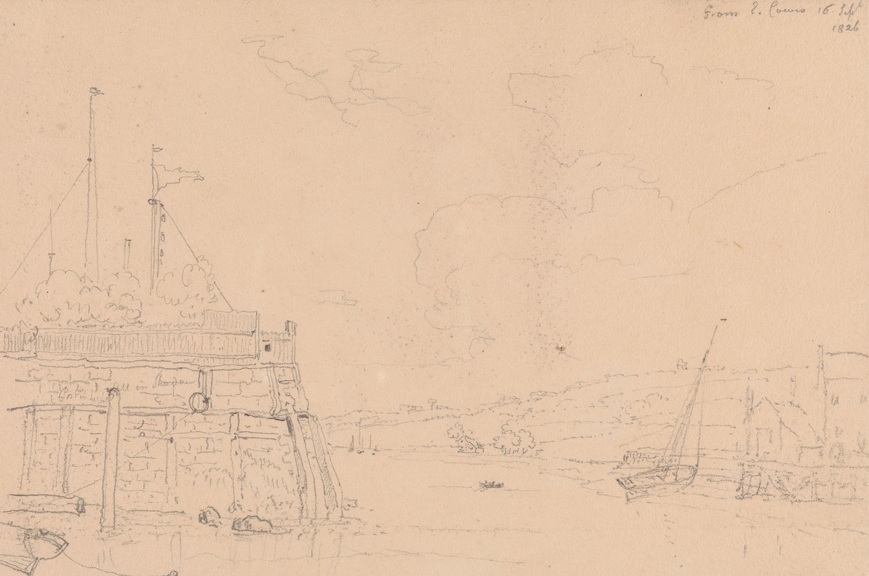 Doğu Cowes'tan, 16 Eylül 1826 by Capt. Thomas Hastings