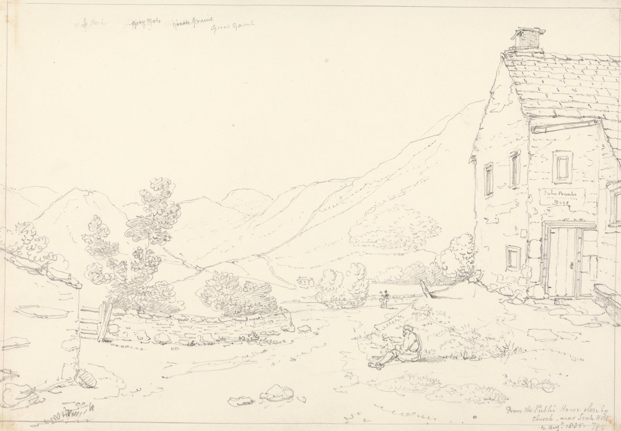 Scale Hill yakınlarındaki Halk Evinden, 2 Ağustos 1835 by Capt. Thomas Hastings