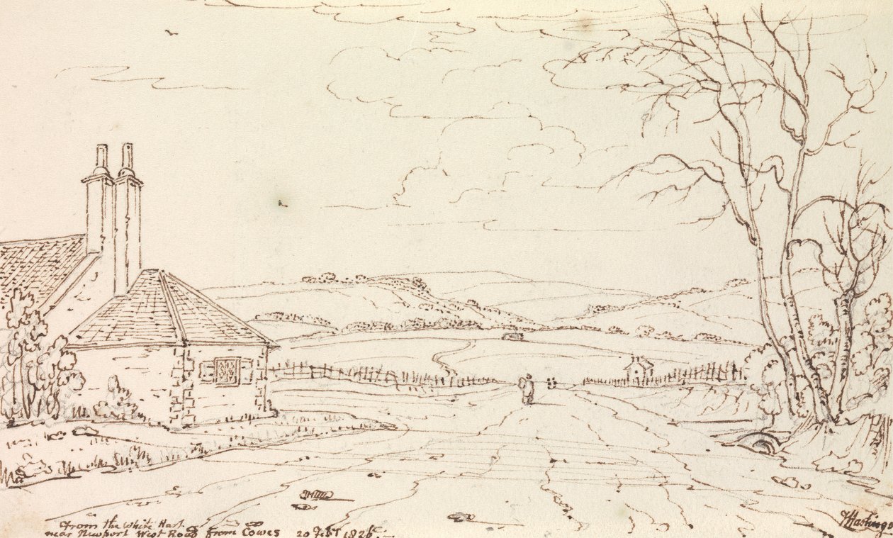 White Hart'tan, 29 Şubat 1826 by Capt. Thomas Hastings