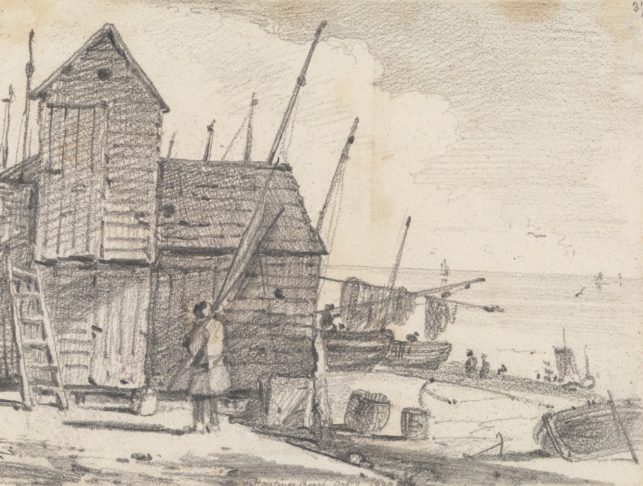 Hastings Plajı, 7 Ekim 1820 by Capt. Thomas Hastings