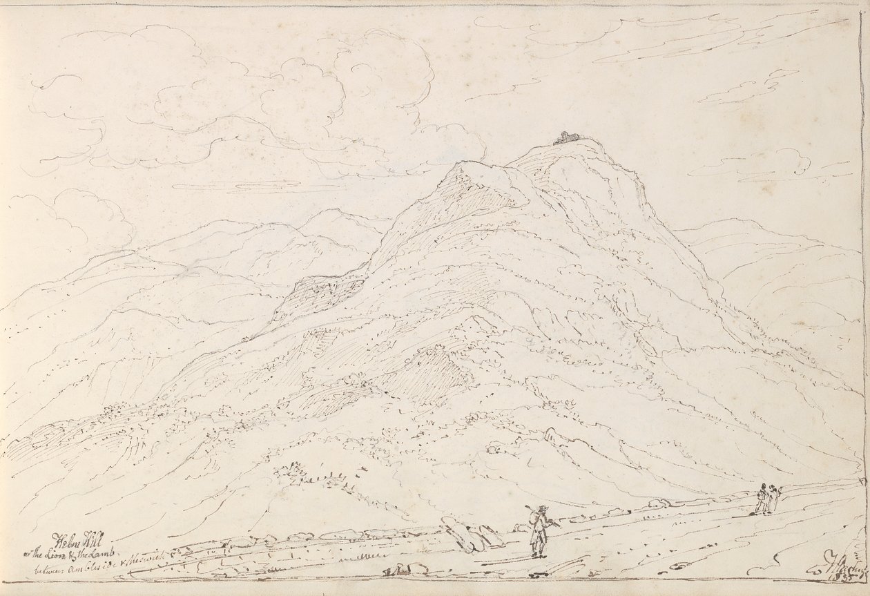 Miğfer Tepesi veya Aslan ve Kuzu by Capt. Thomas Hastings