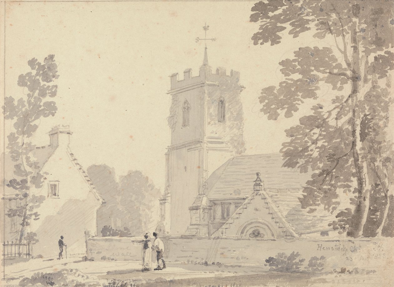 Henstridge Kilisesi, 23 Ağustos 1833 by Capt. Thomas Hastings
