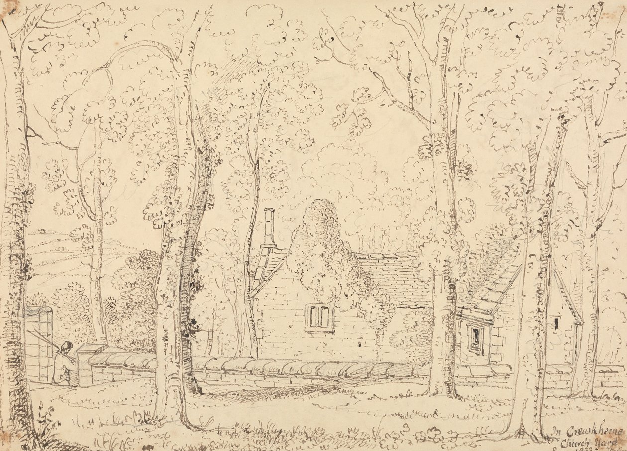 Crewkerne Church Yard'da, Haziran 1833 by Capt. Thomas Hastings