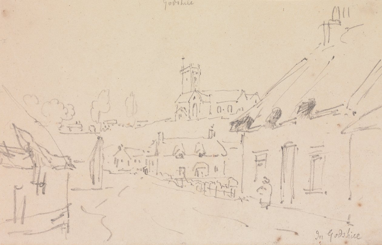 Godshill, Wight Adası'nda by Capt. Thomas Hastings