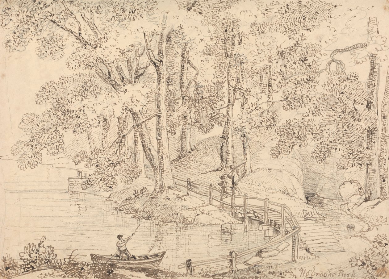 Ugbrooke Park'ta, Mayıs 1833 by Capt. Thomas Hastings
