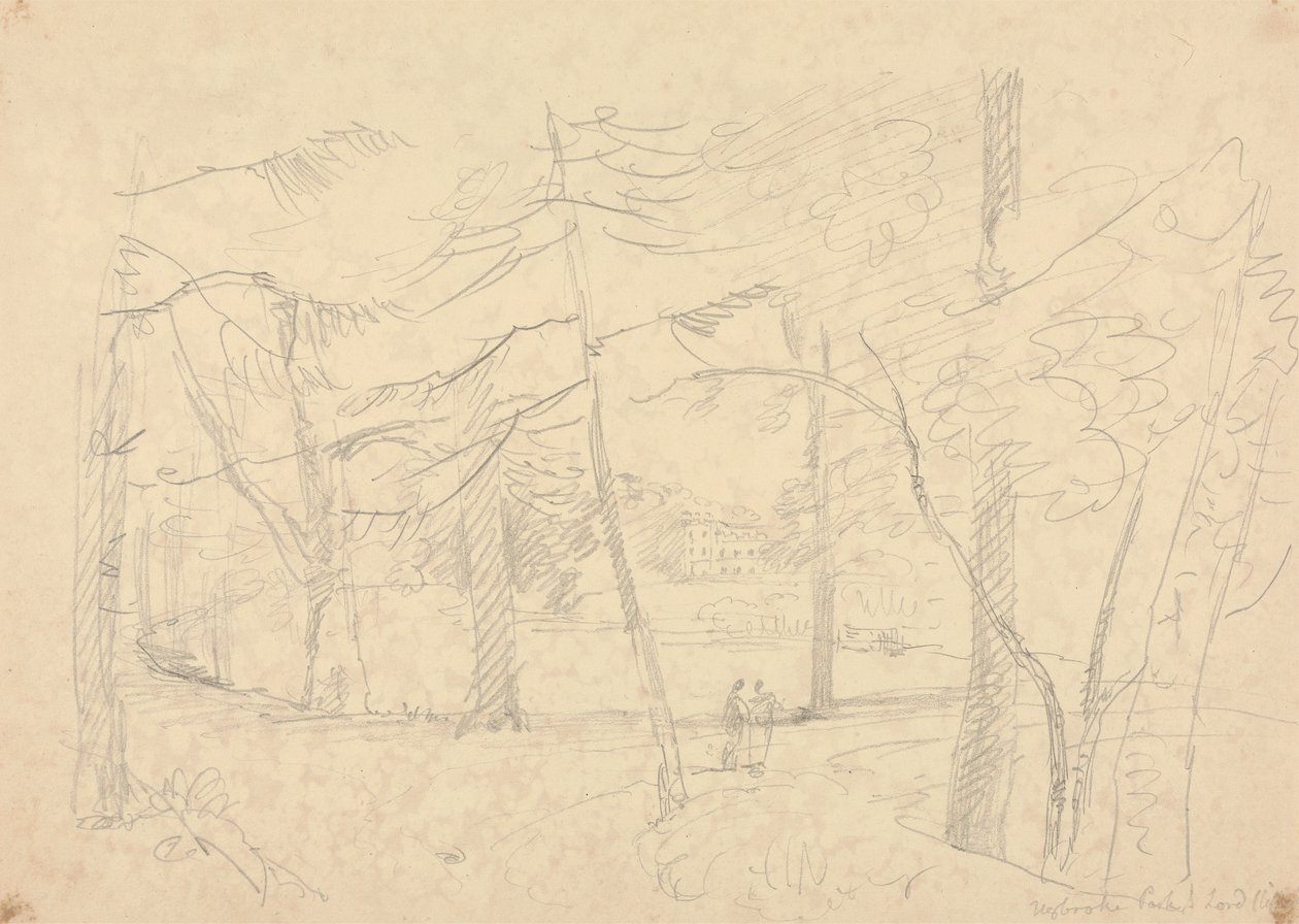 Lord Clifford's, Ugbrooke Parkı by Capt. Thomas Hastings