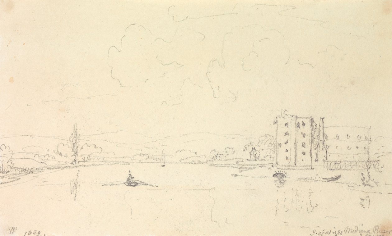 Medine Nehri ve Cowes, Wight Adası by Capt. Thomas Hastings