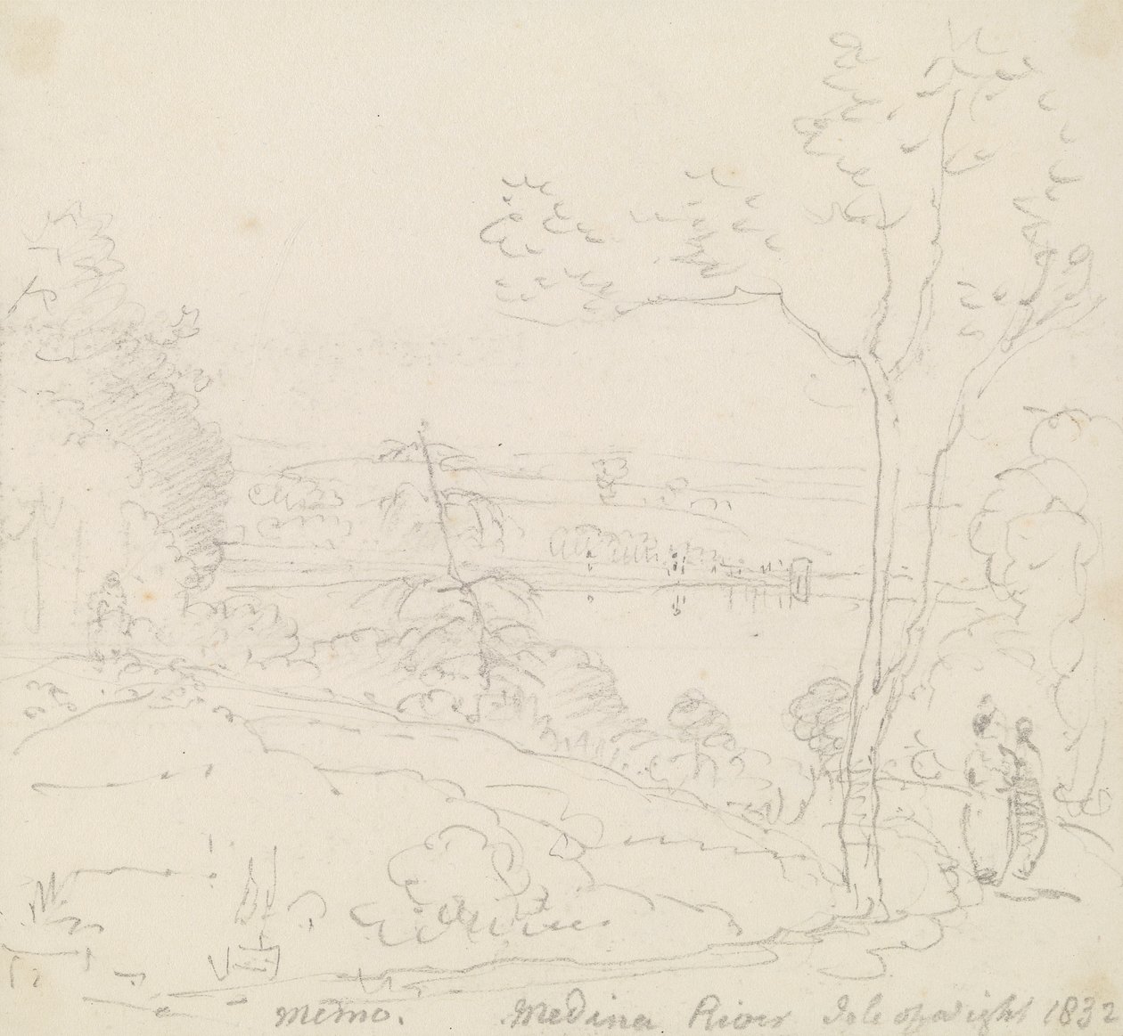 Medina Nehri Memo, Wight Adası by Capt. Thomas Hastings