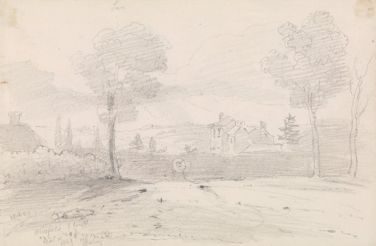 Millfield, Doğu Cowes, 10 Aralık 1829 by Capt. Thomas Hastings