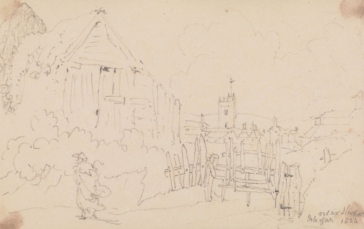 Newport, Wight Adası yakınında by Capt. Thomas Hastings