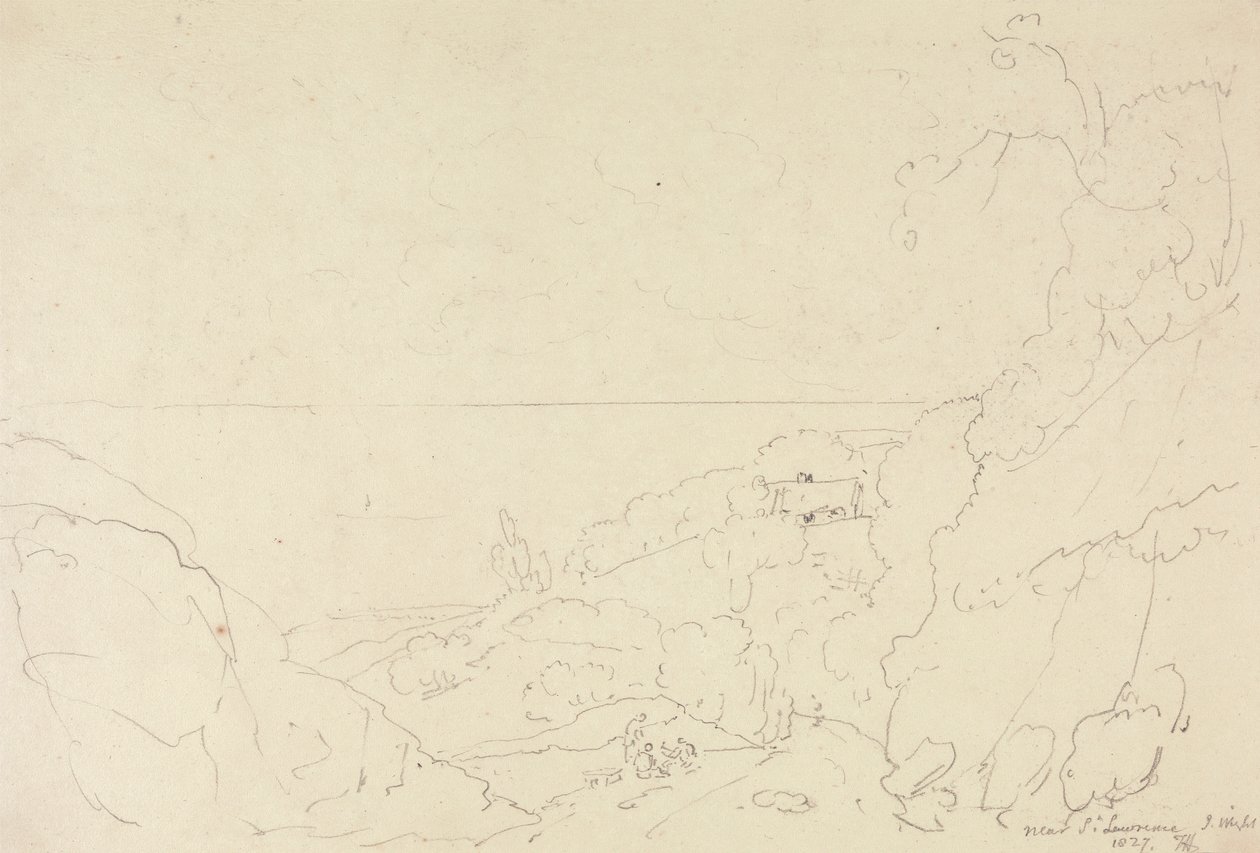 Saint Lawrence, Wight Adası yakınında by Capt. Thomas Hastings