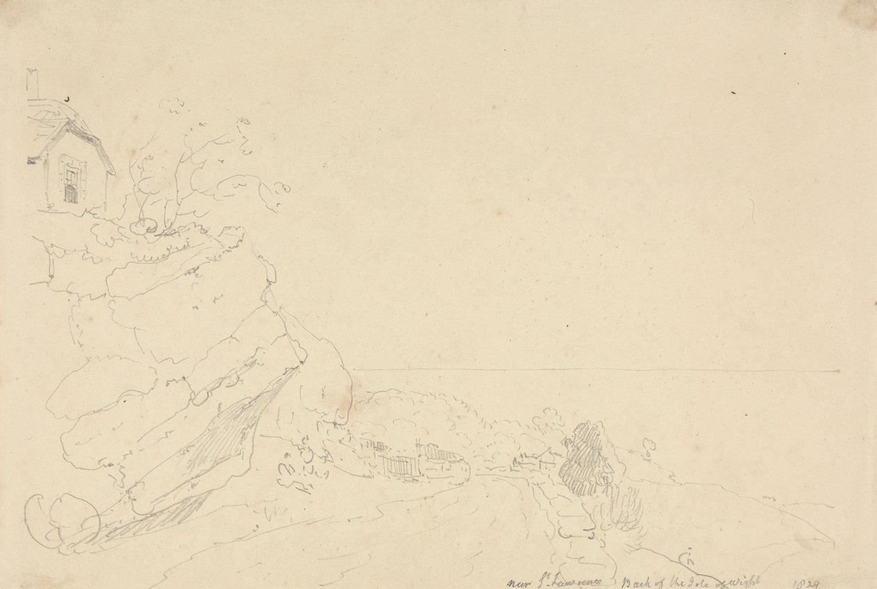 Saint Lawrence, Wight Adası yakınında by Capt. Thomas Hastings