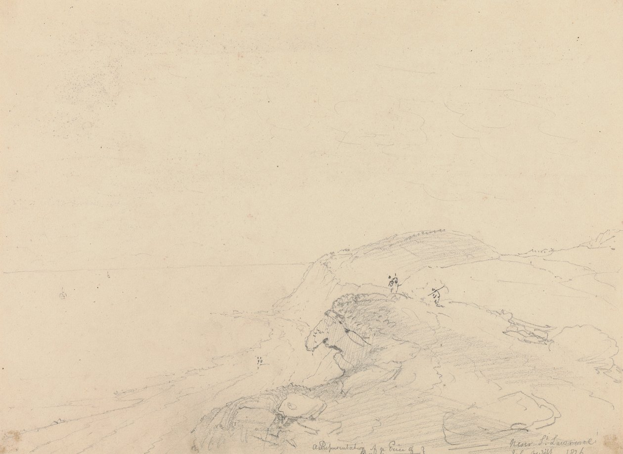 Saint Lawrence, Wight Adası yakınında by Capt. Thomas Hastings