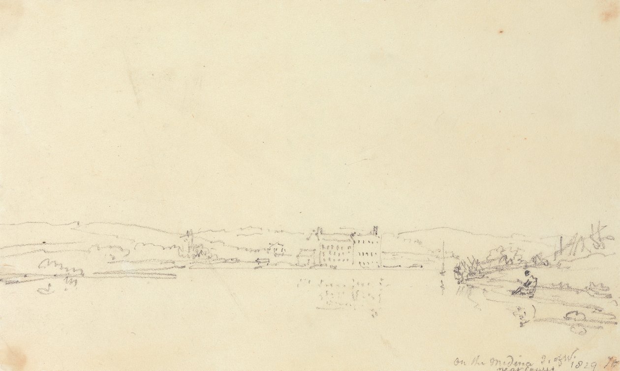 Cowes, Isle of Wight yakınlarındaki Medine'de by Capt. Thomas Hastings