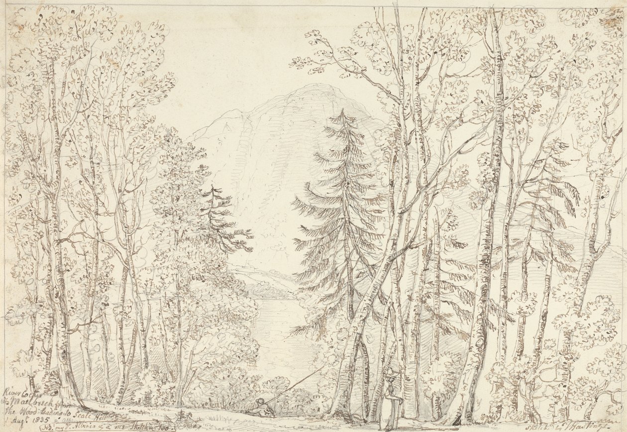 River Cocker ve Mellbreak, 1 Ağustos 1835 by Capt. Thomas Hastings