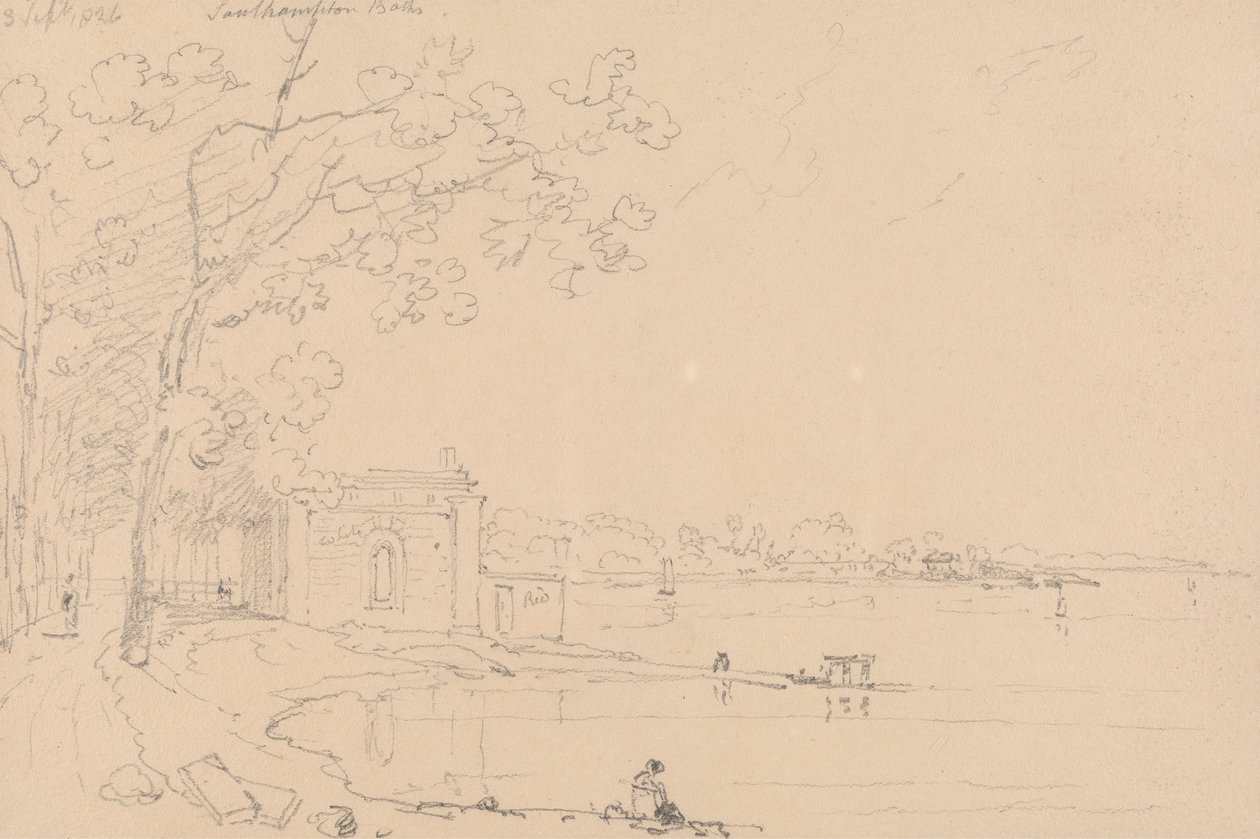 Southampton Hamamları, 3 Eylül 1826 by Capt. Thomas Hastings