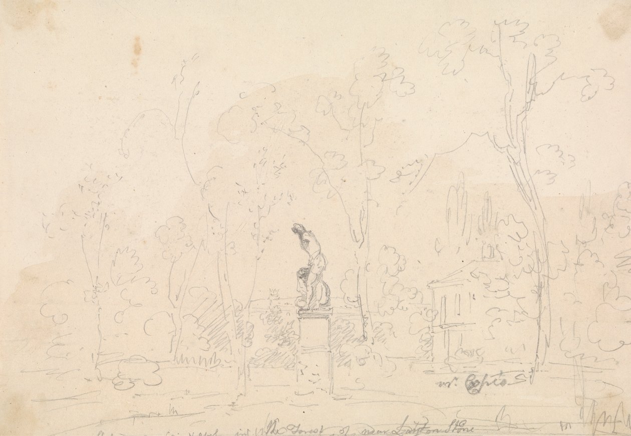 Leytonstone yakınlarındaki Ormandaki Cain ve Abel Heykeli by Capt. Thomas Hastings