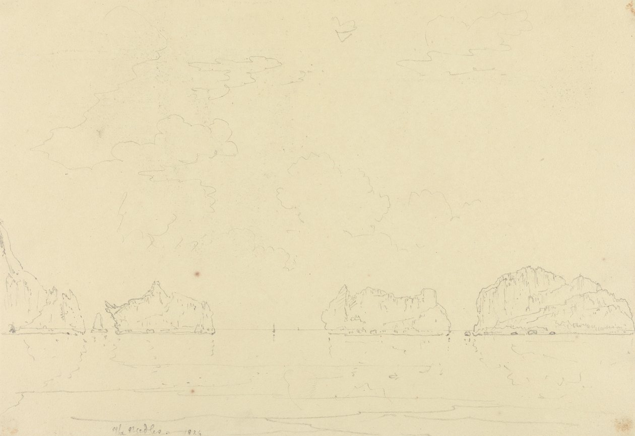 İğneler, Wight Adası by Capt. Thomas Hastings
