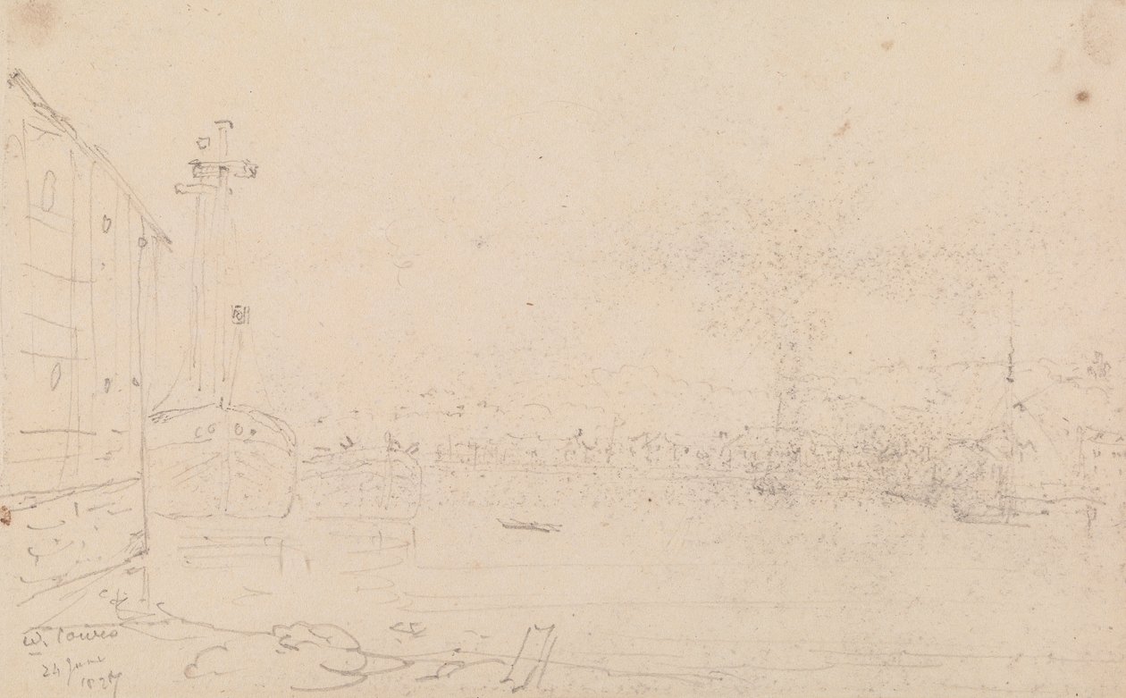 Batı Cowes, 24 Haziran 1827 by Capt. Thomas Hastings