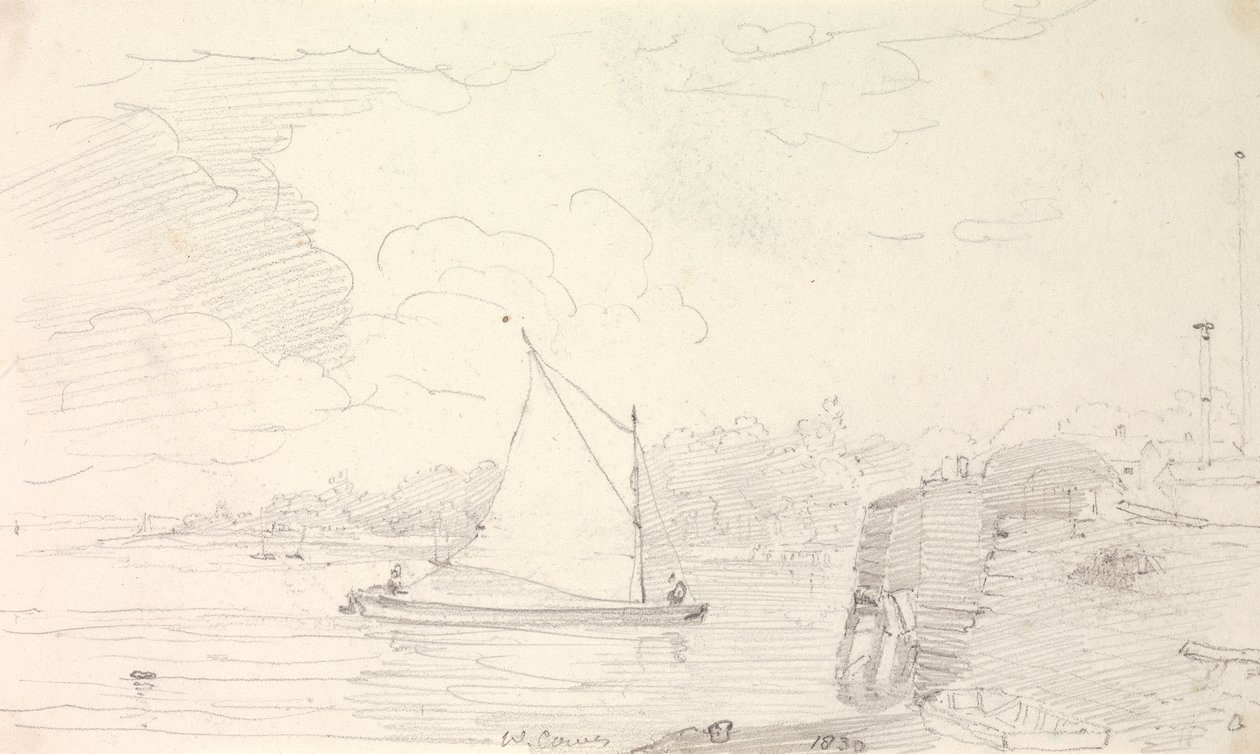 West Cowes, Wight Adası by Capt. Thomas Hastings