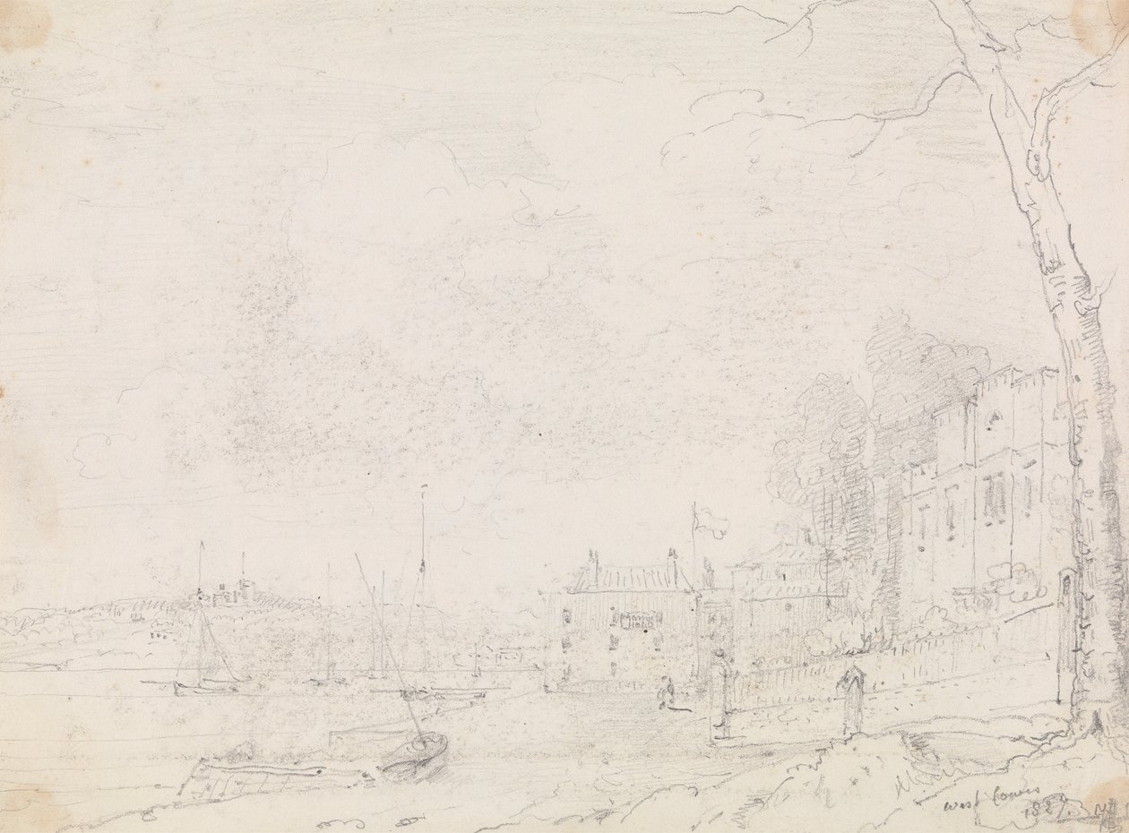 West Cowes, Wight Adası by Capt. Thomas Hastings