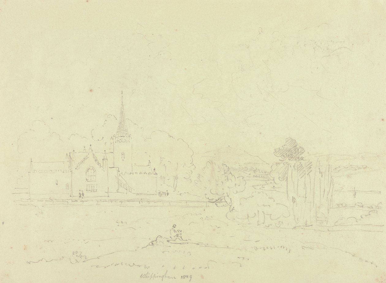 Whippingham, Wight Adası by Capt. Thomas Hastings