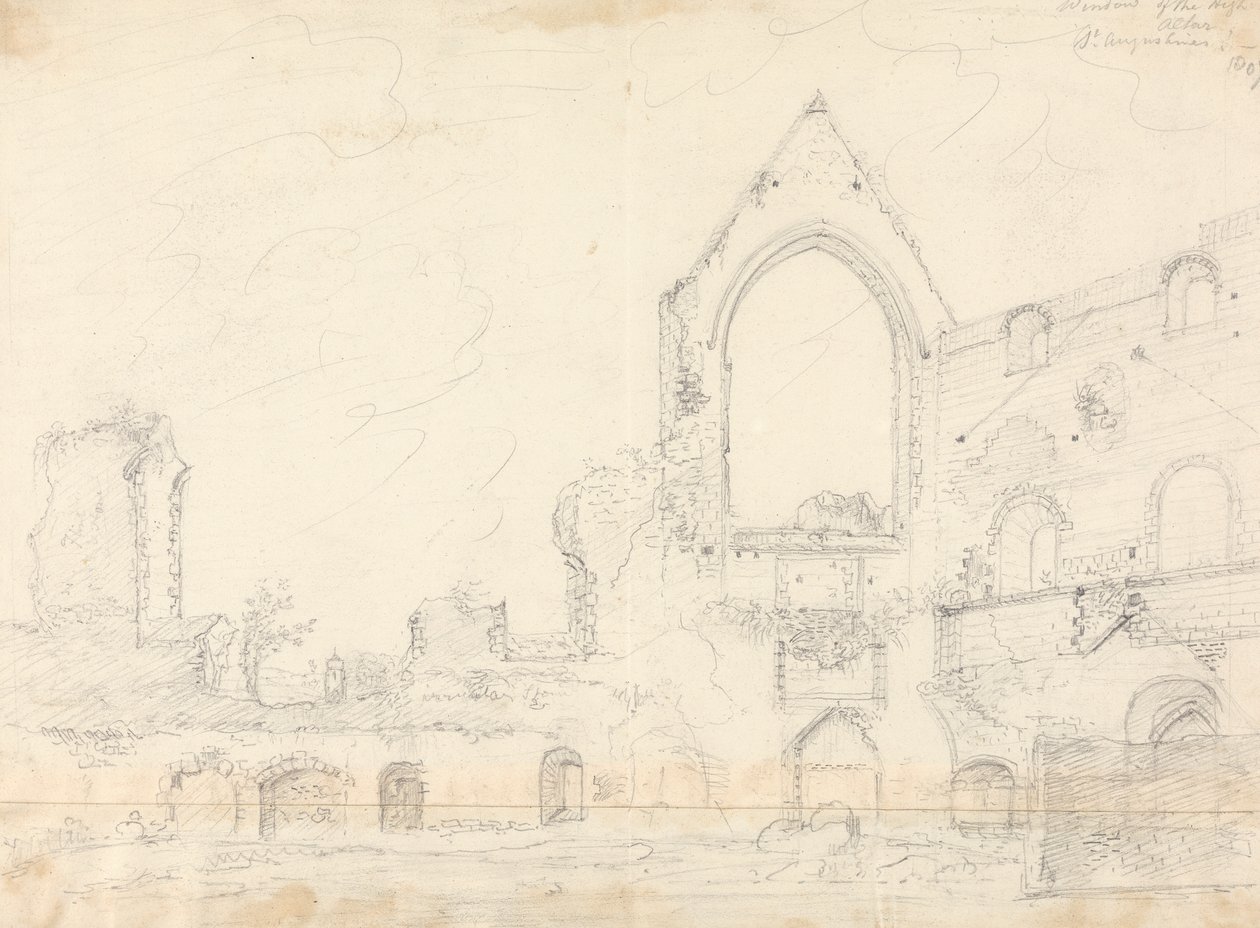 Yüksek Sunak Penceresi, St. Augustine by Capt. Thomas Hastings