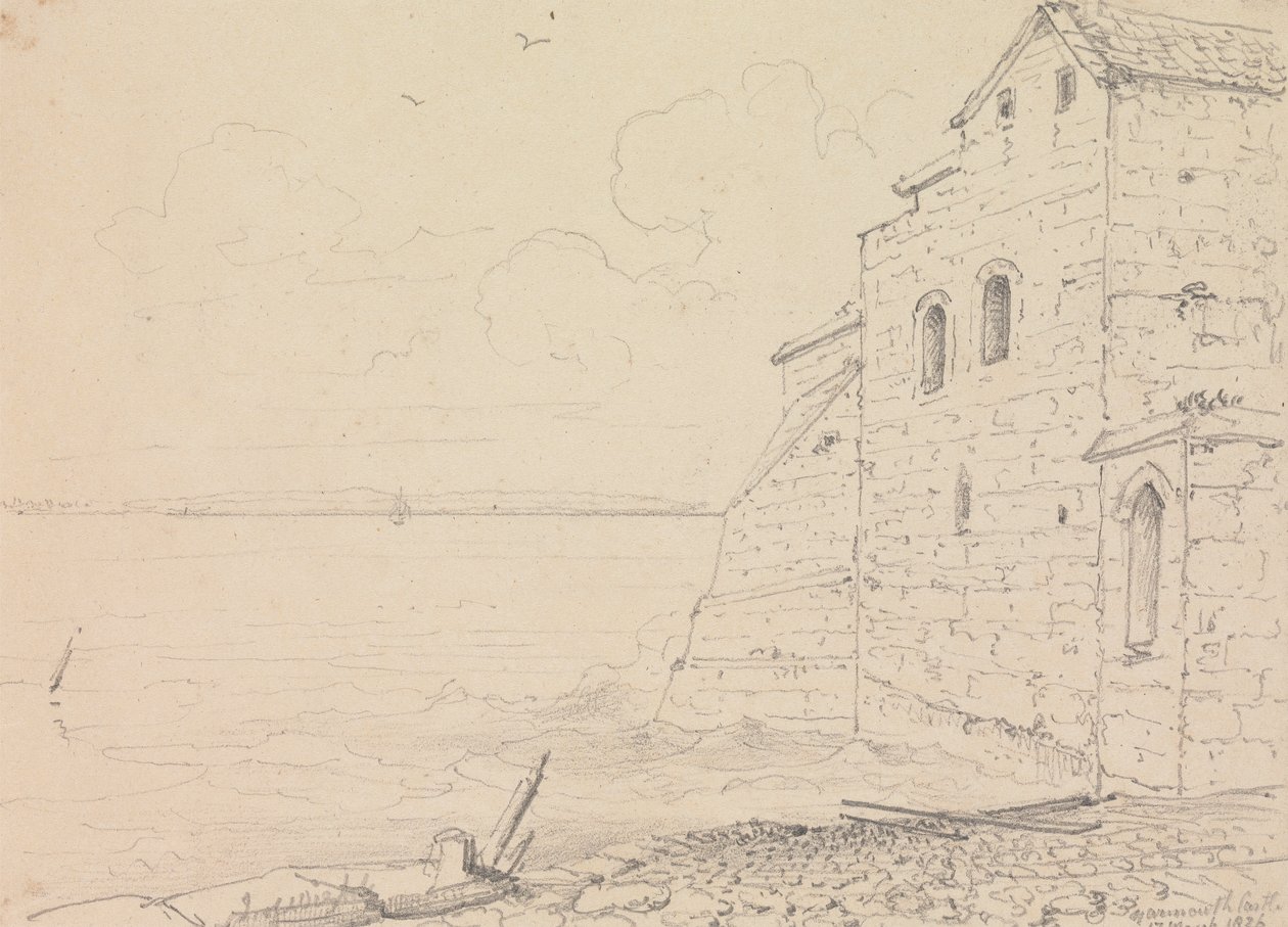 Yarmouth Kalesi, 17 Mart 1826 by Capt. Thomas Hastings