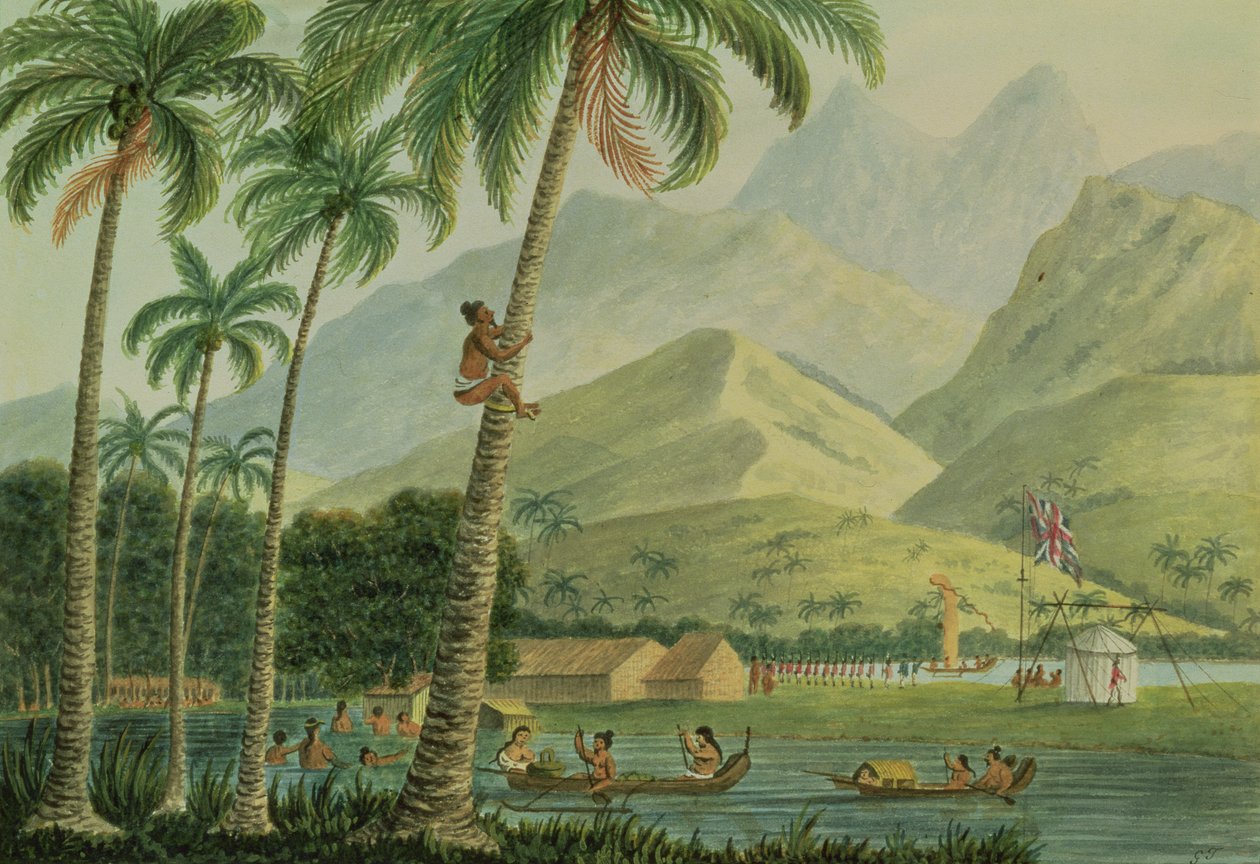 Gözlemevi, Venüs Noktası, Otahytey, 1792 by Captain George Tobin