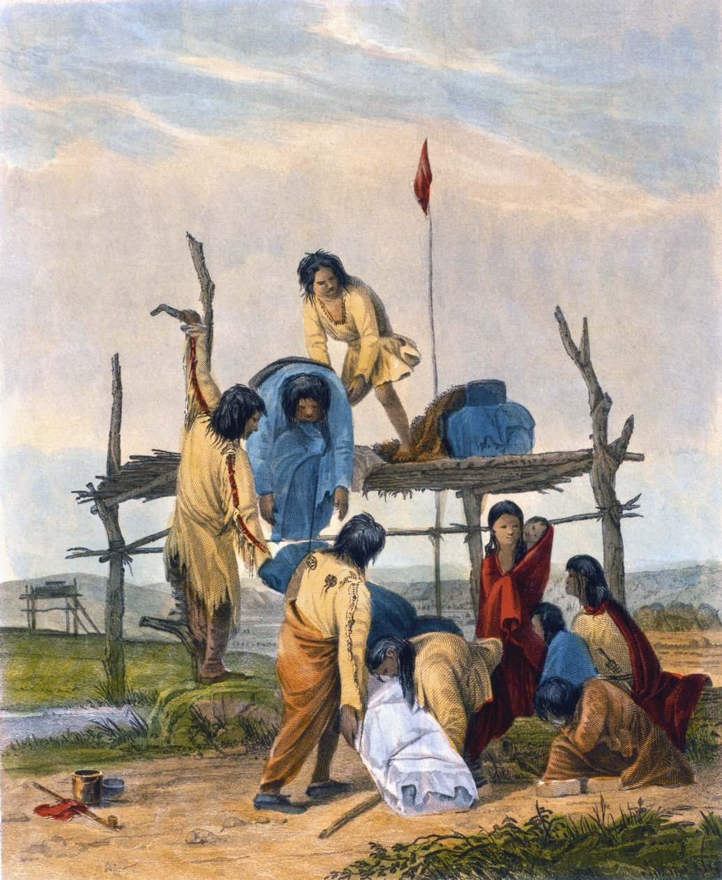 Hint Cenazesi, 1853 by Captain Seth Eastman
