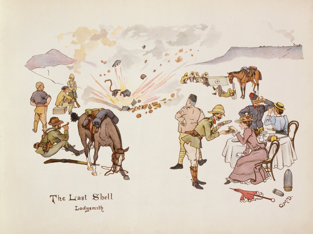 Son Kabuk, Ladysmith, The Leaguer of Ladysmith, 1900 by Captain Clive Dixon