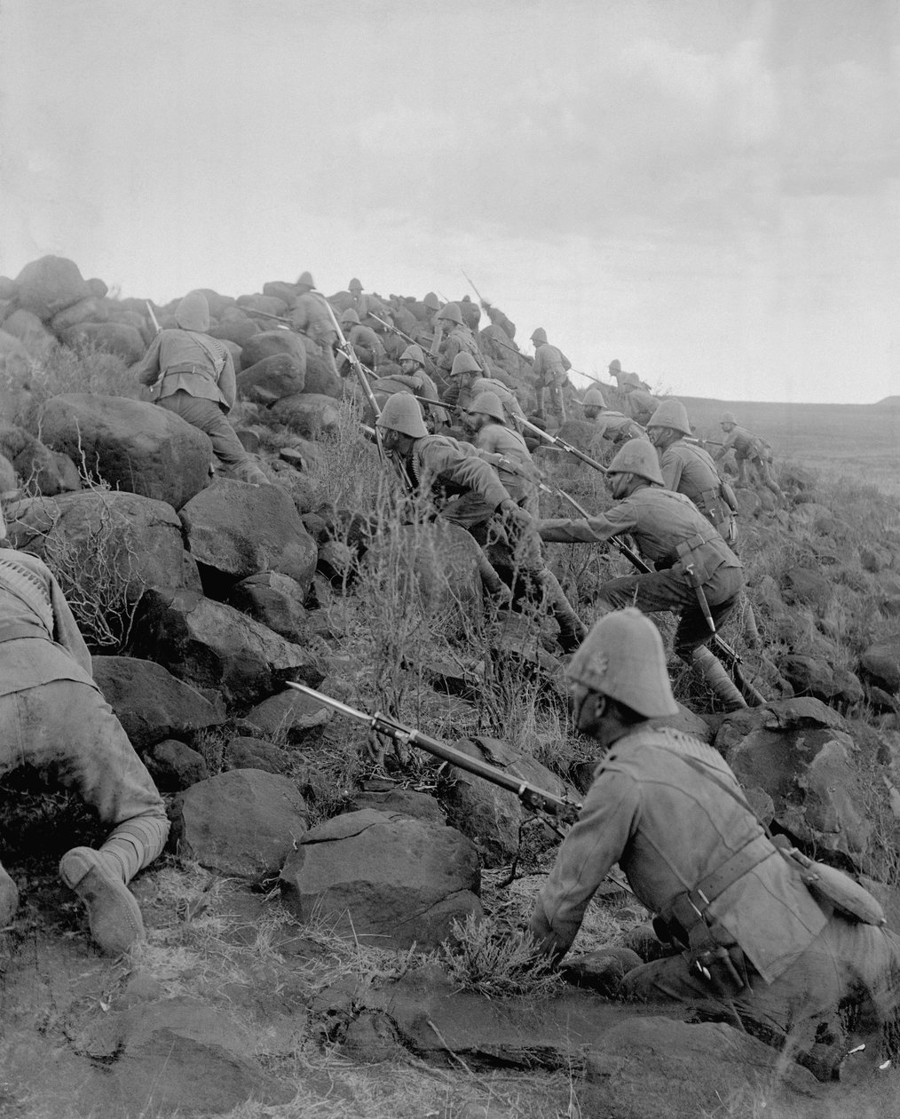 Kanadalı askerler Boer Savaşı (1899-1902) sırasında A.S. Pratt, 1900-02 (bw fotoğraf) by Captain J.A. Holson
