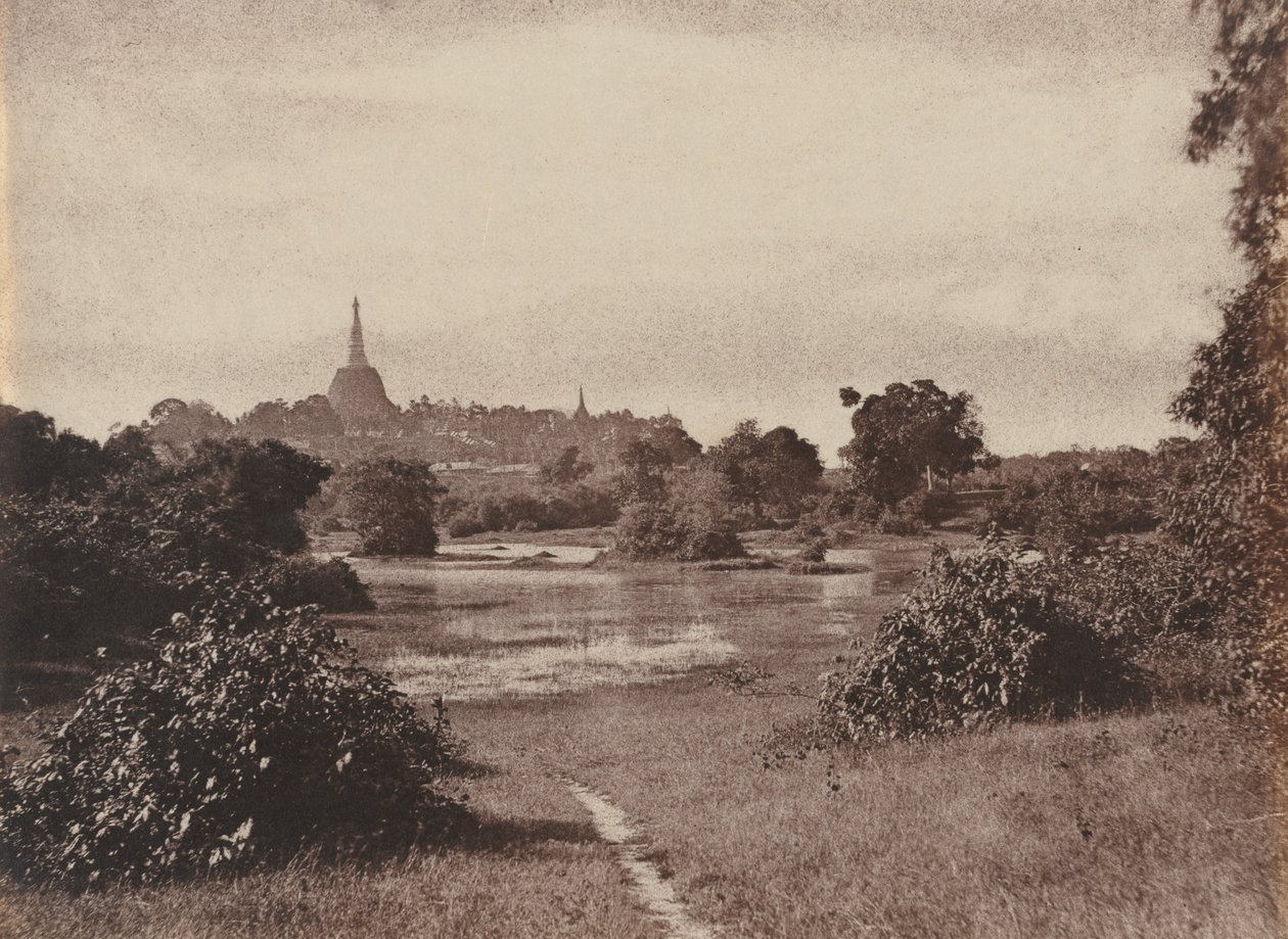 Rangoon. Gölün Yakınında Görüntüle by Captain Linnaeus Tripe
