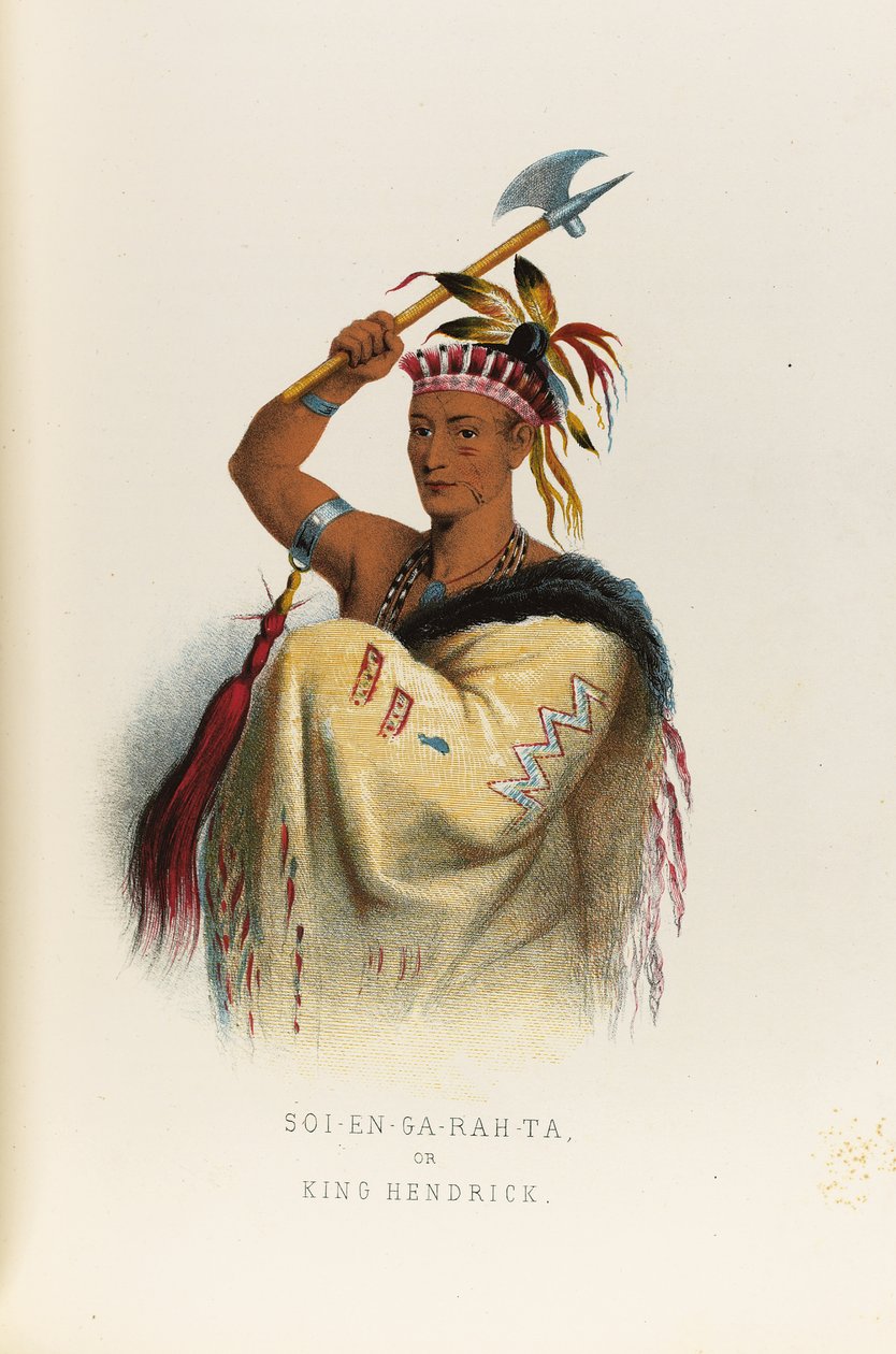 Soi-En-Ga-Rah-Ta veya Kral Hendrick, by Captain Seth Eastman