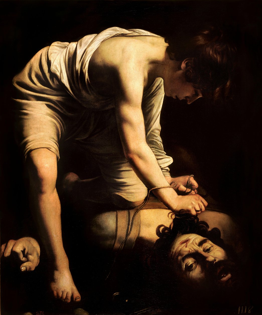 David ve Goliath by Michelangelo Merisi Caravaggio