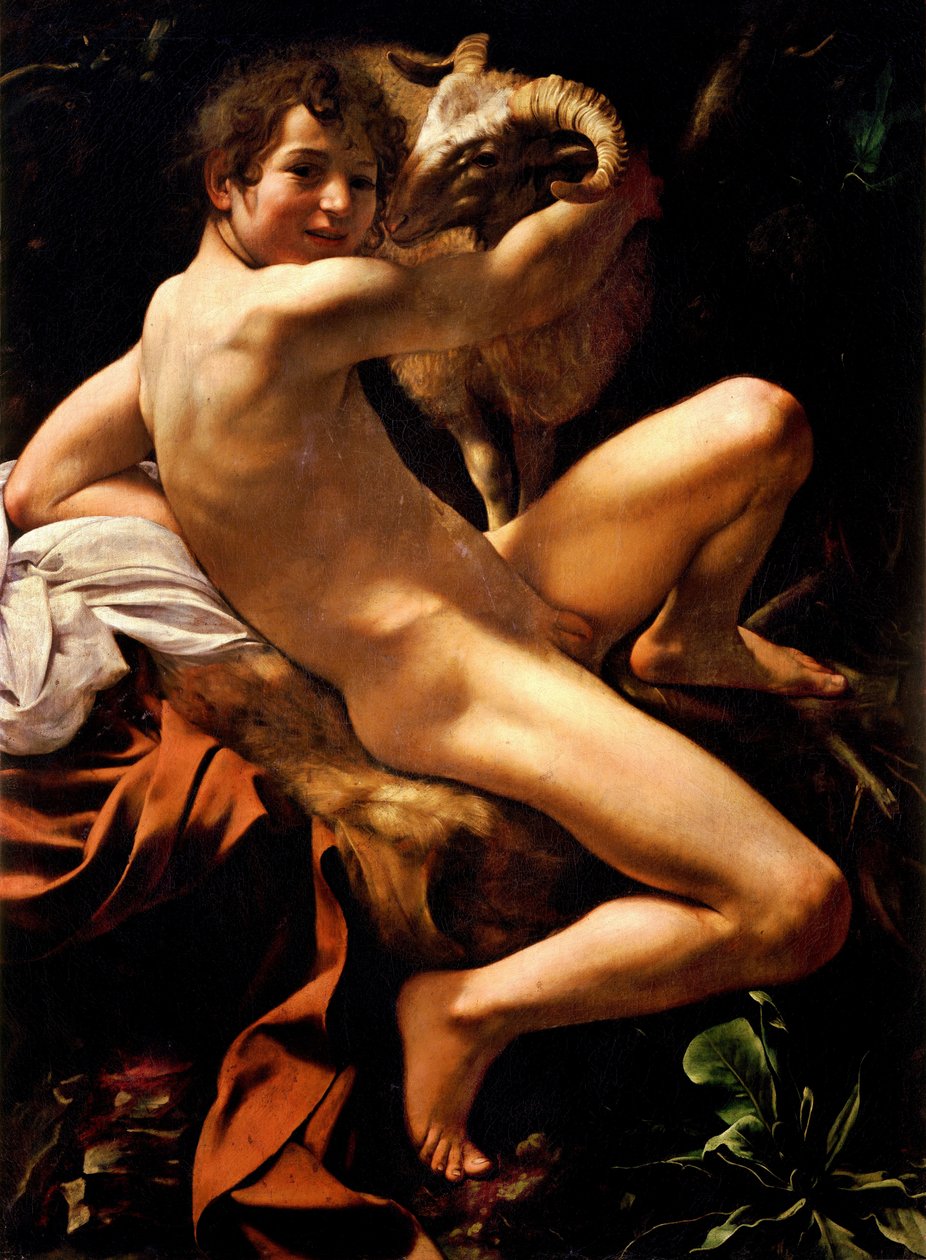 Vaftizci Yahya by Michelangelo Merisi Caravaggio