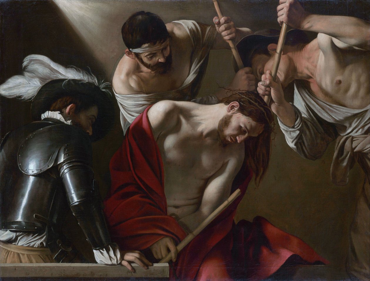 Almanca: Dornenkrönung Christi Dikenlerle Taçlandırma by Caravaggio