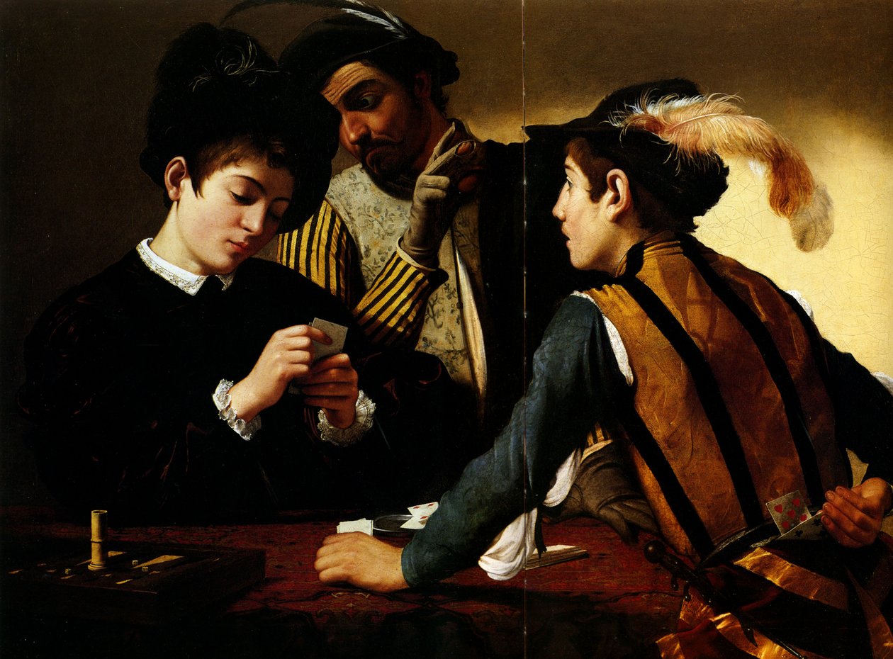 Kart Keskinleri by Michelangelo Merisi Caravaggio