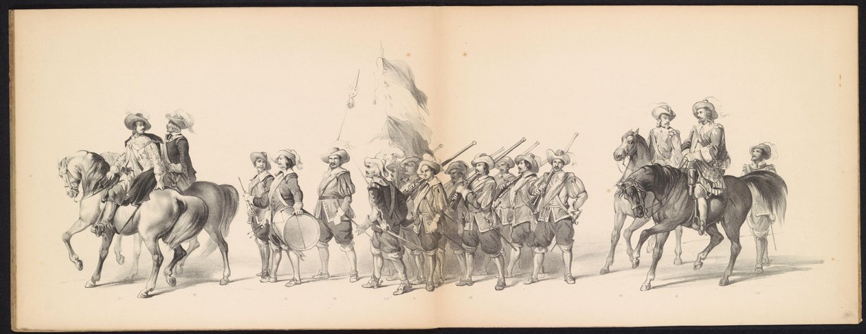 Leiden Öğrencilerinin Maskeli Balosu, 1850 (levha 10) 1629