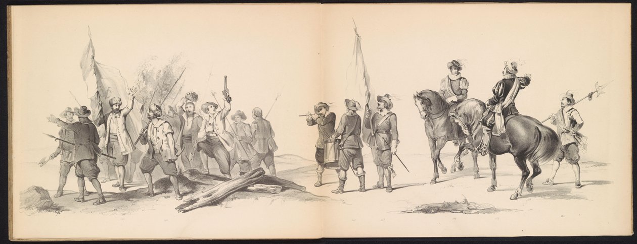 Leiden Öğrencilerinin Maskeli Balosu, 1850 (levha 12) 1629