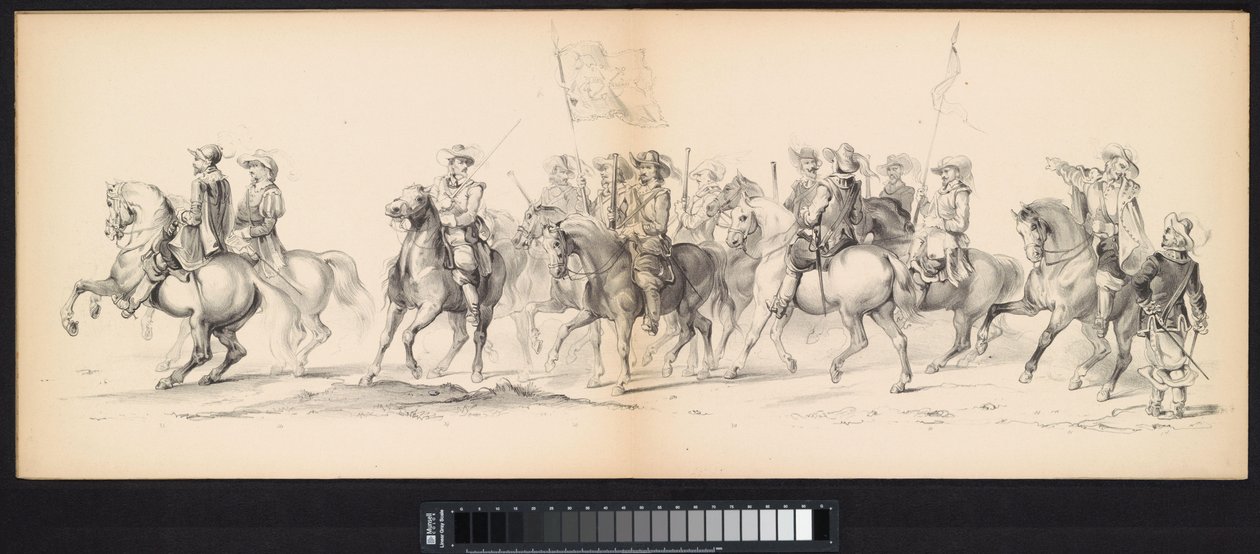 Leiden öğrencilerinin maskeli balosu, 1850 (levha 4) 1629