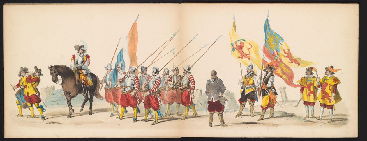 Leiden öğrencilerinin maskeli balosu, 1850 (levha 5) 1629