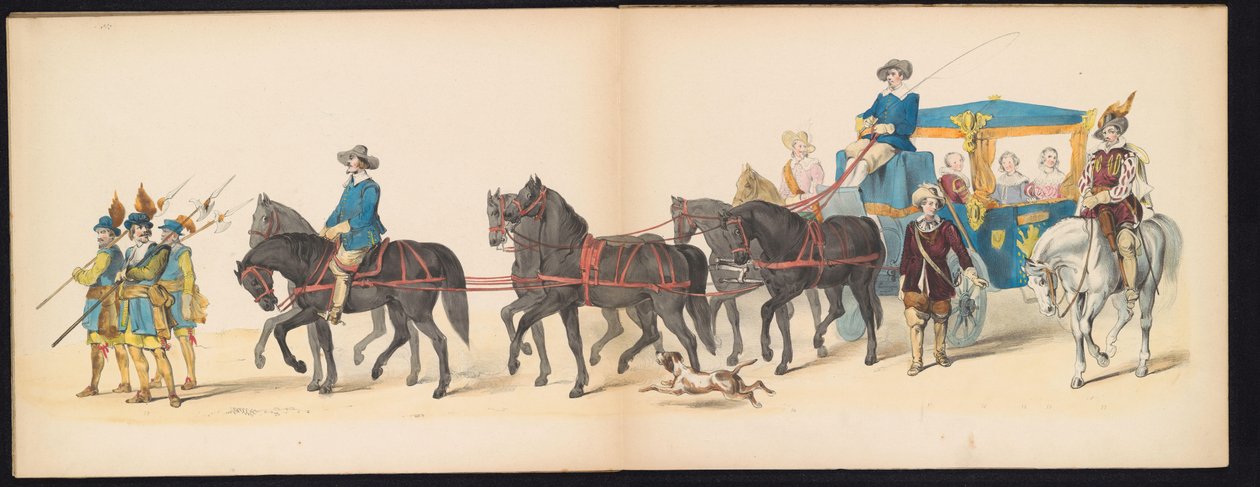 Leiden Öğrencilerinin Maskeli Balosu, 1850 (levha 8) 1629