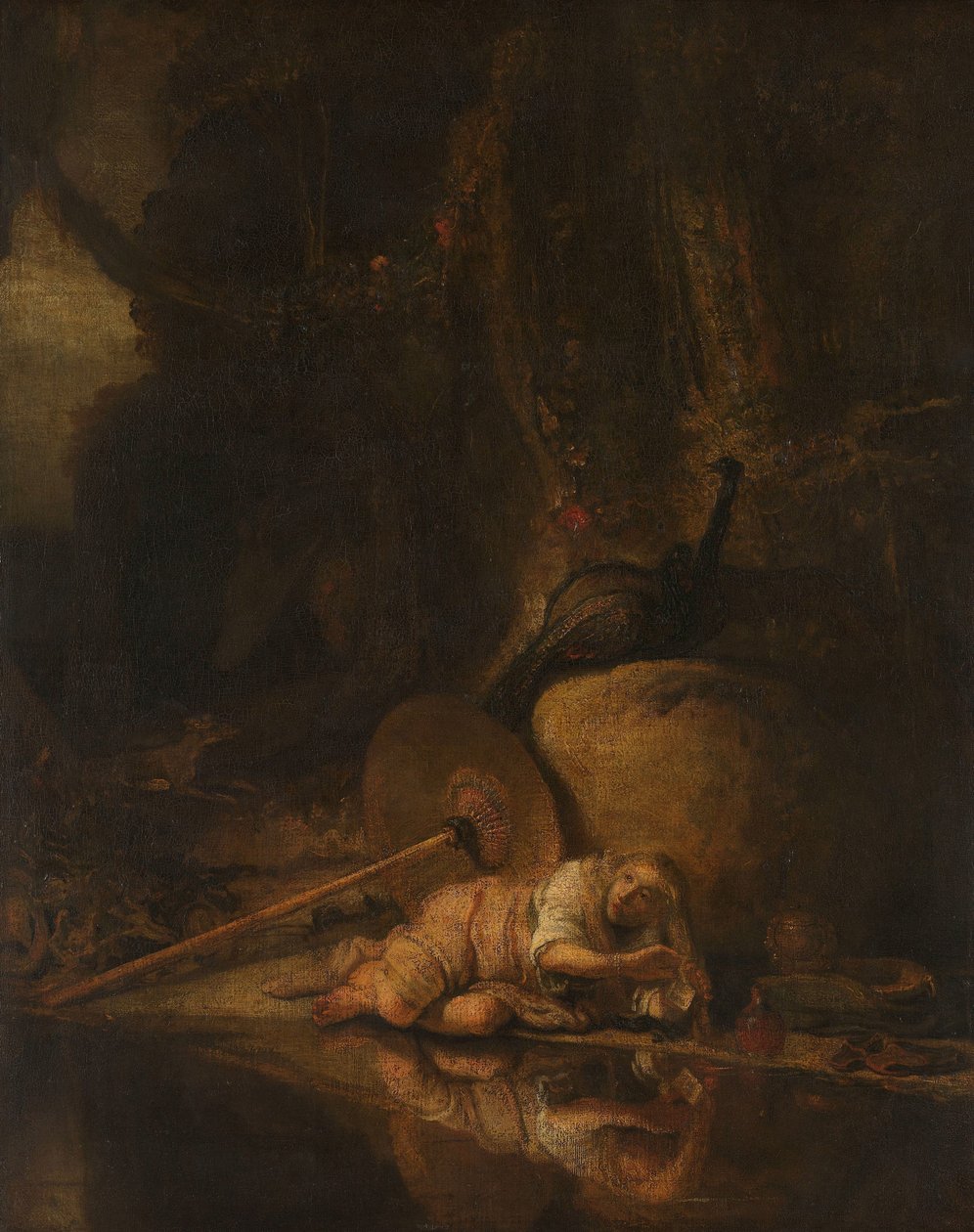 Tanrılar ve Devler Savaşı Sırasında Hera Gizleniyor by Carel Fabritius (copy after)