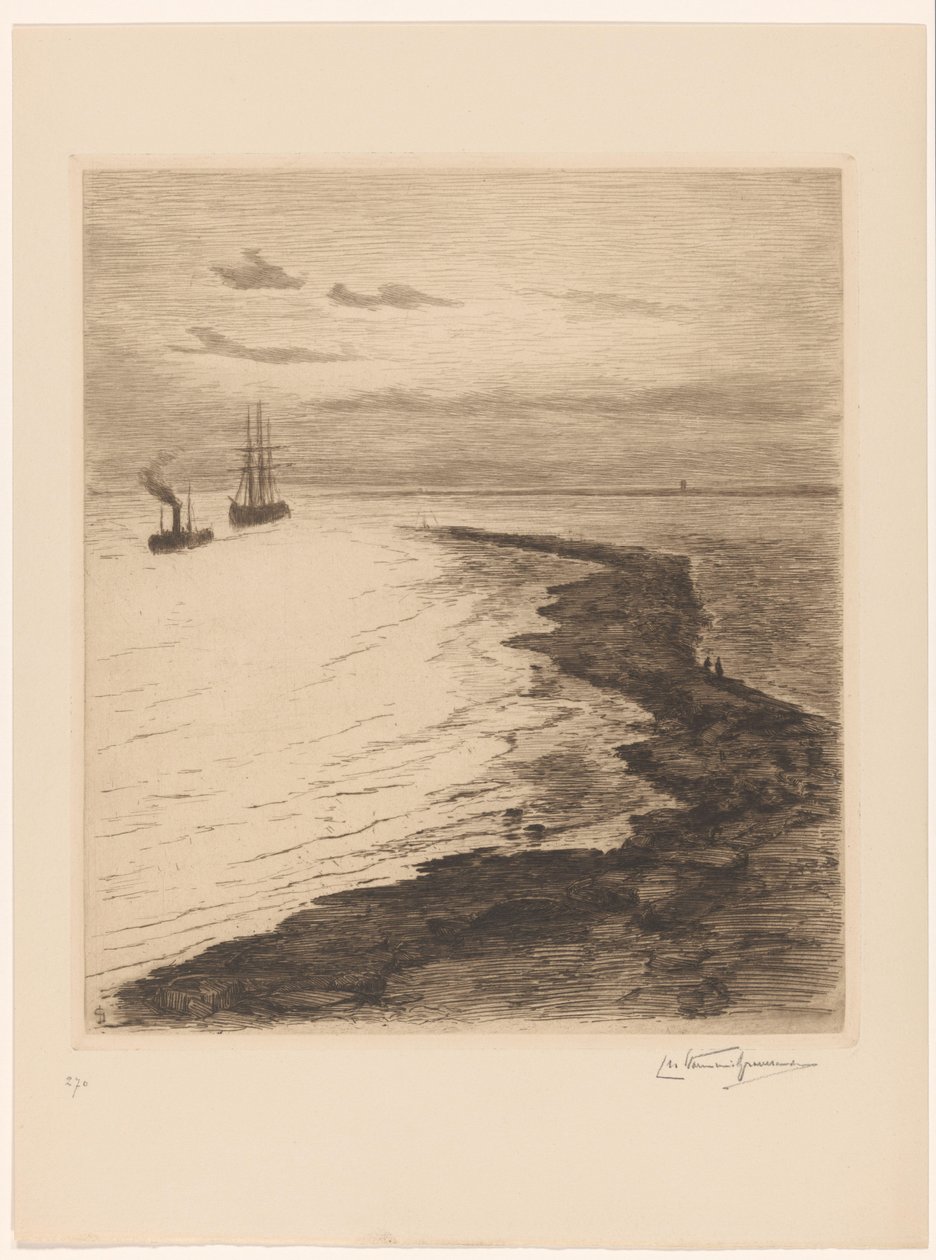 Liman girişi by Carel Nicolaas Storm van 