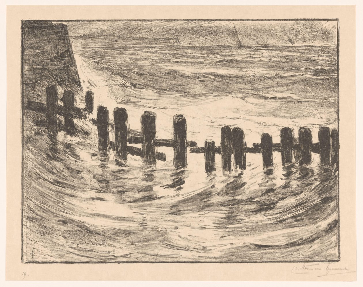 Vlissingen yakınlarındaki Scheldt